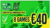 Get your Leinster GAA Underage ( Minor & U-20) Season Ticket